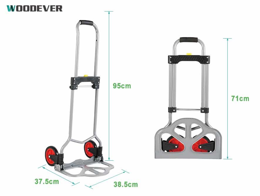 WE2012-TNS Compact Lightweight Household Hand Truck Trolley 