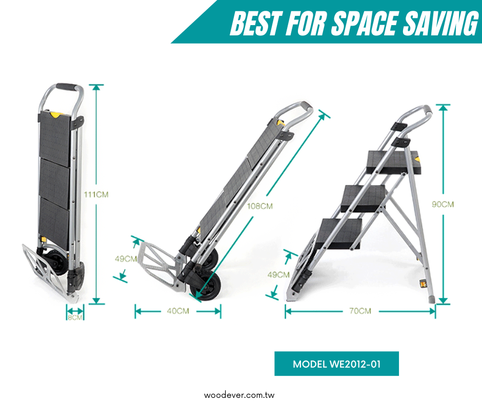 Best compact and space saving folding steel hand truck