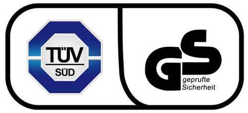 Carretilla de mano certificada GS por TUV Nord